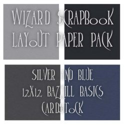 Silver and Green Paper Pack